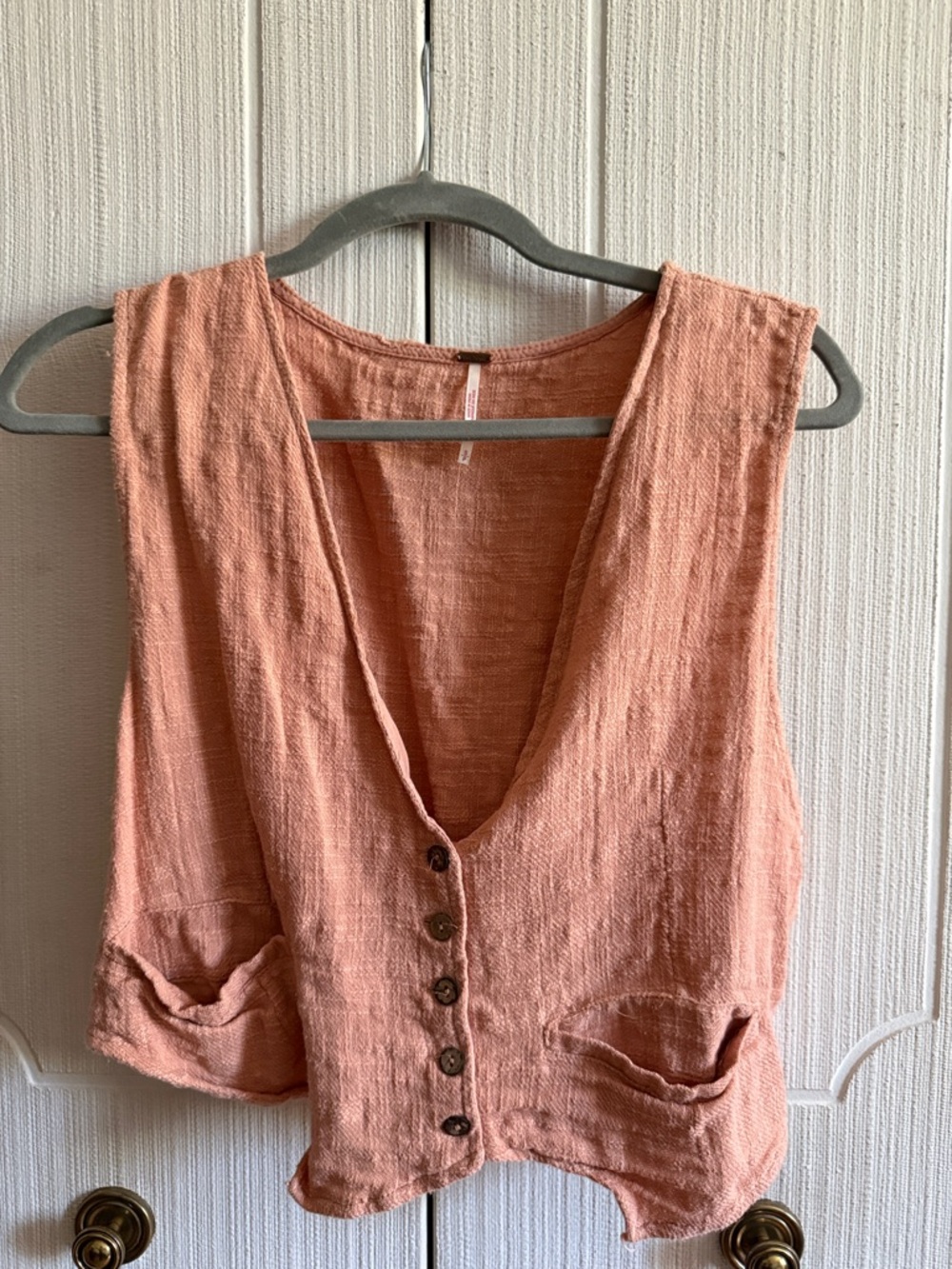 Free people cotton vest size small